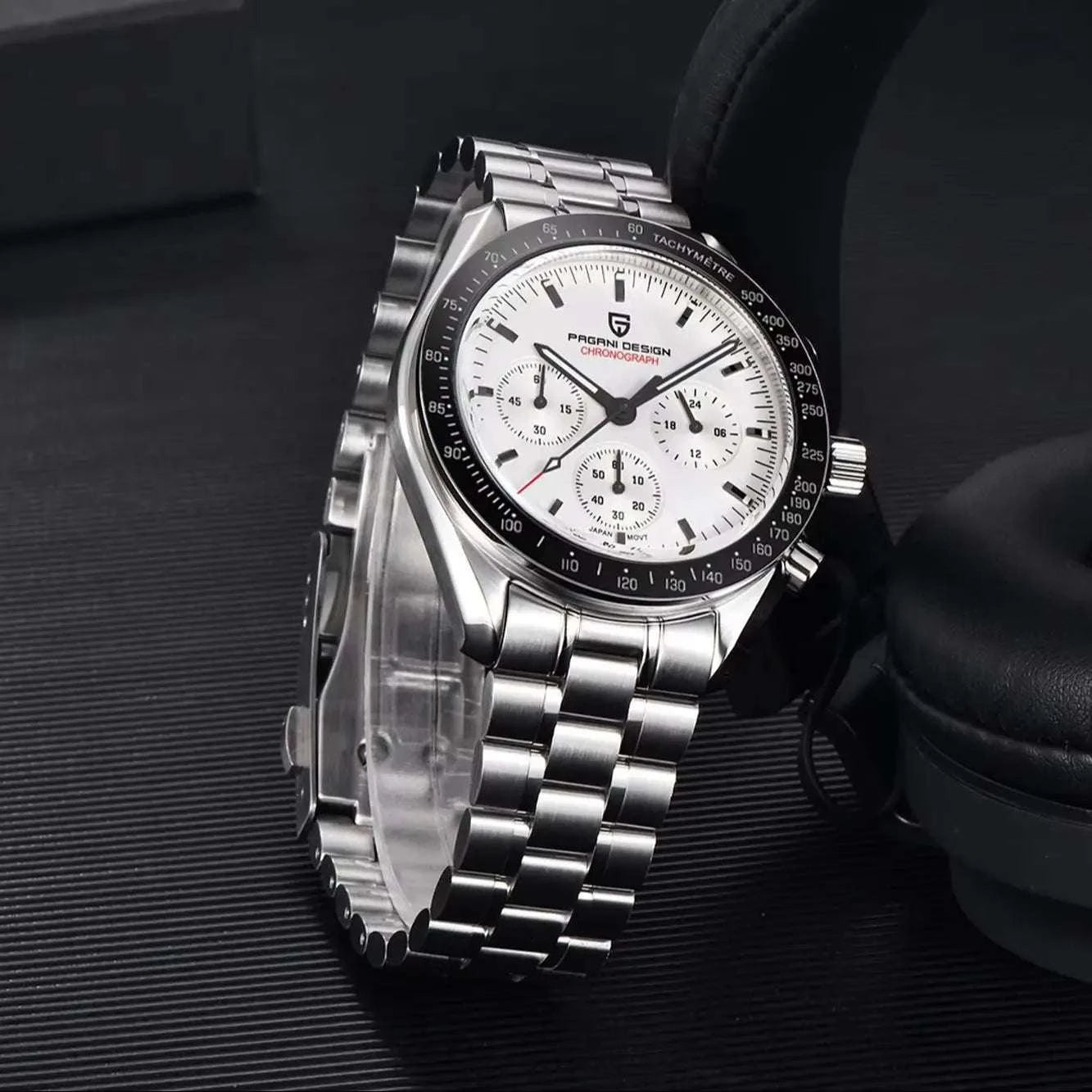 Pagani Design PD-1701 Chronograph Watch Sapphire 100M Waterproof-Gold / GERMANY