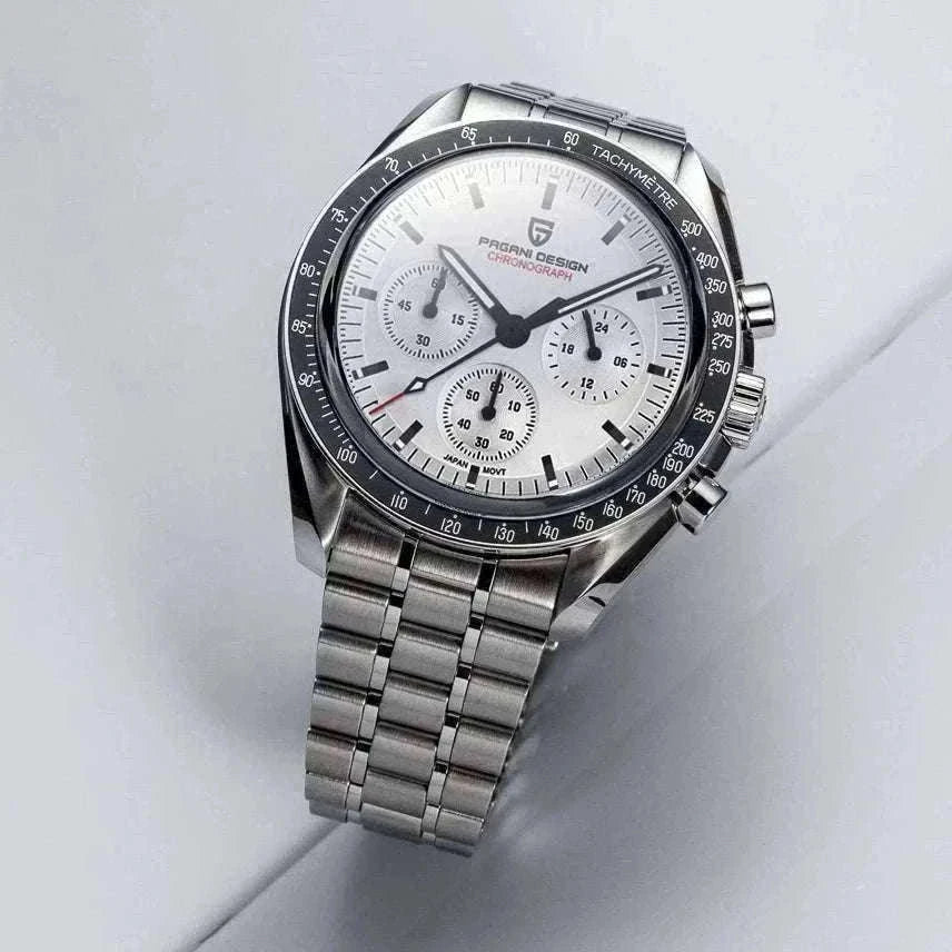 Pagani Design PD-1701 Chronograph Watch Sapphire 100M Waterproof-Gold / GERMANY