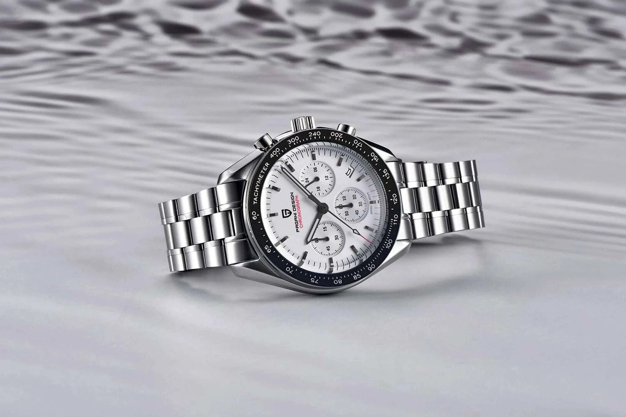 Pagani Design PD-1701 Chronograph Watch Sapphire 100M Waterproof-Gold / GERMANY