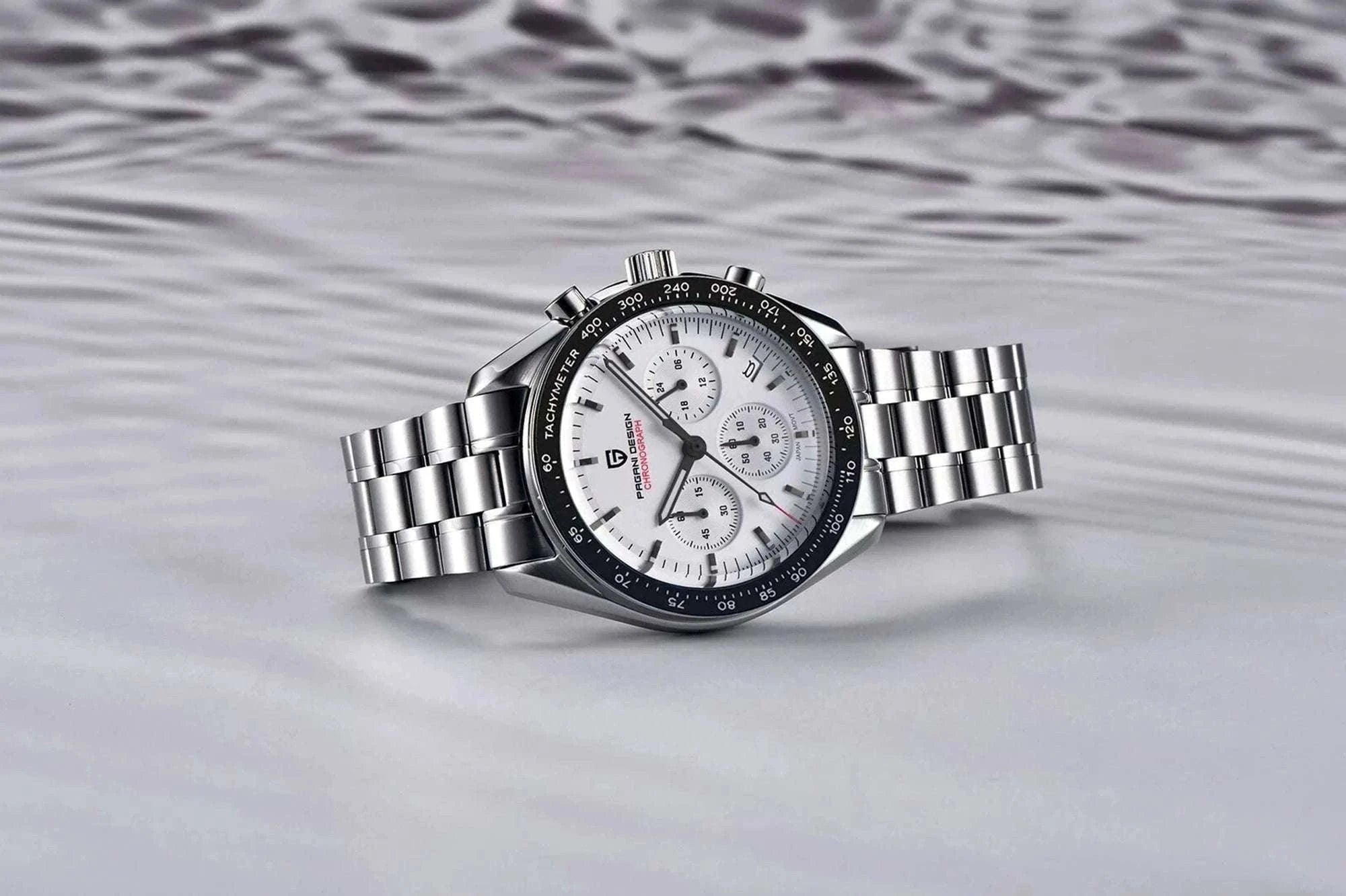 Pagani Design PD-1701 Chronograph Watch Sapphire 100M Waterproof-Gold / GERMANY