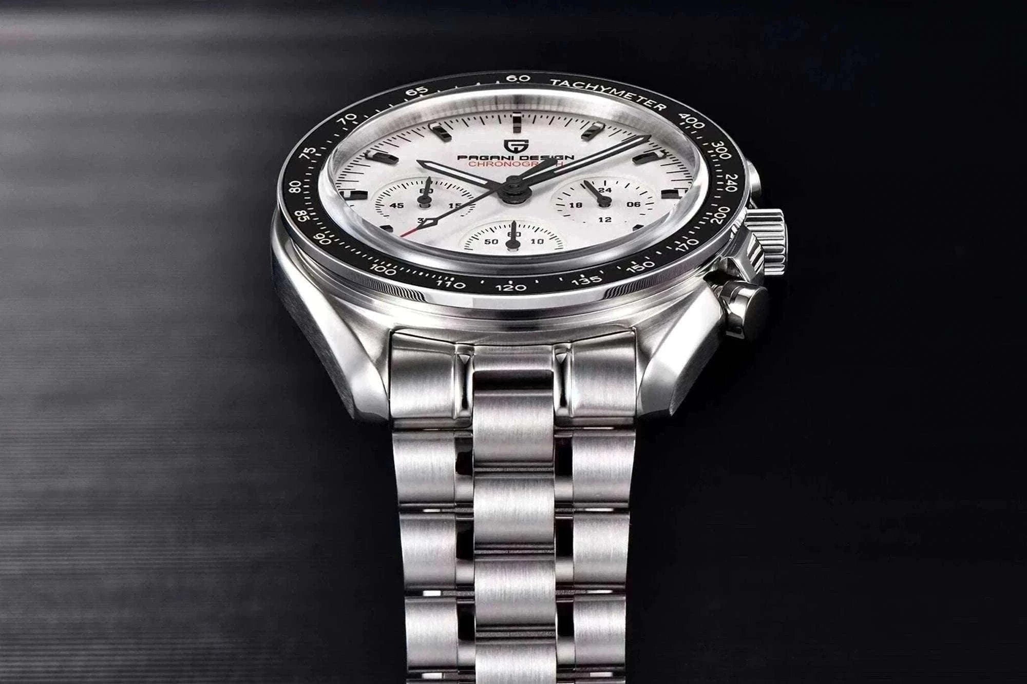 Pagani Design PD-1701 Chronograph Watch Sapphire 100M Waterproof-Gold / GERMANY