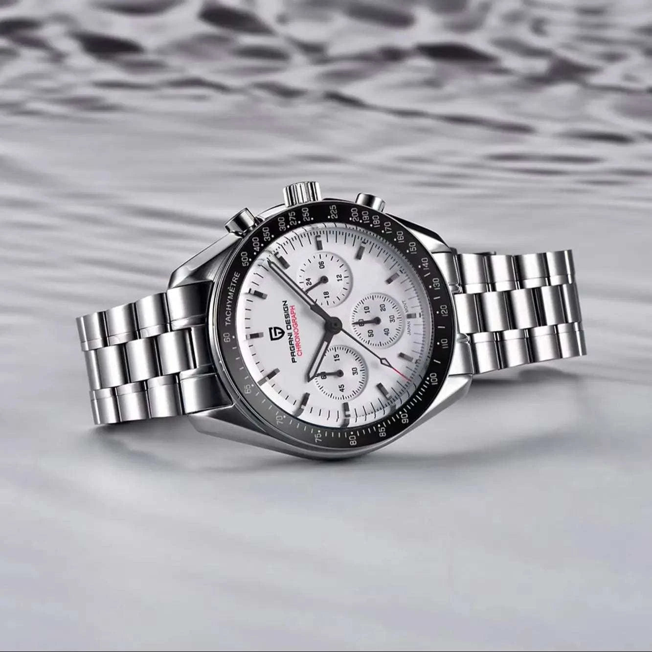 Pagani Design PD-1701 Chronograph Watch Sapphire 100M Waterproof-Gold / GERMANY