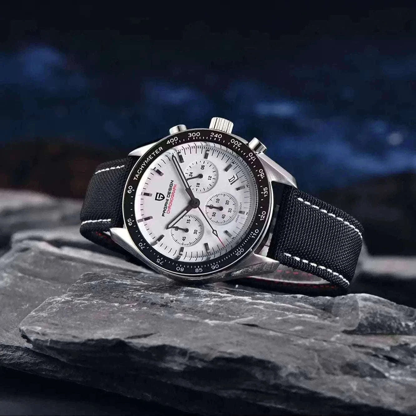 Pagani Design PD-1701 Chronograph Watch Sapphire 100M Waterproof-Gold / GERMANY