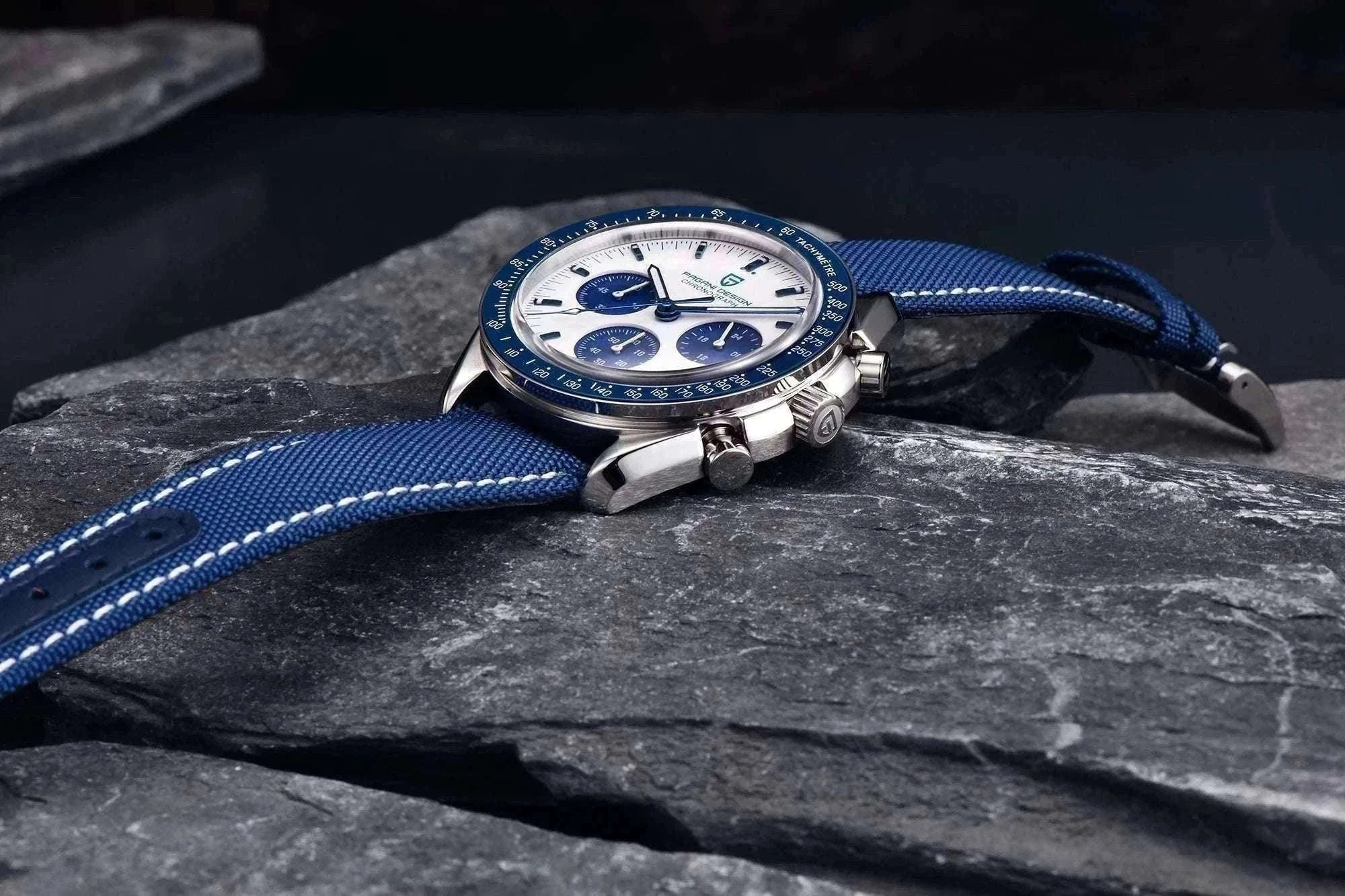 Pagani Design PD-1701 Chronograph Watch Sapphire 100M Waterproof-Gold / GERMANY