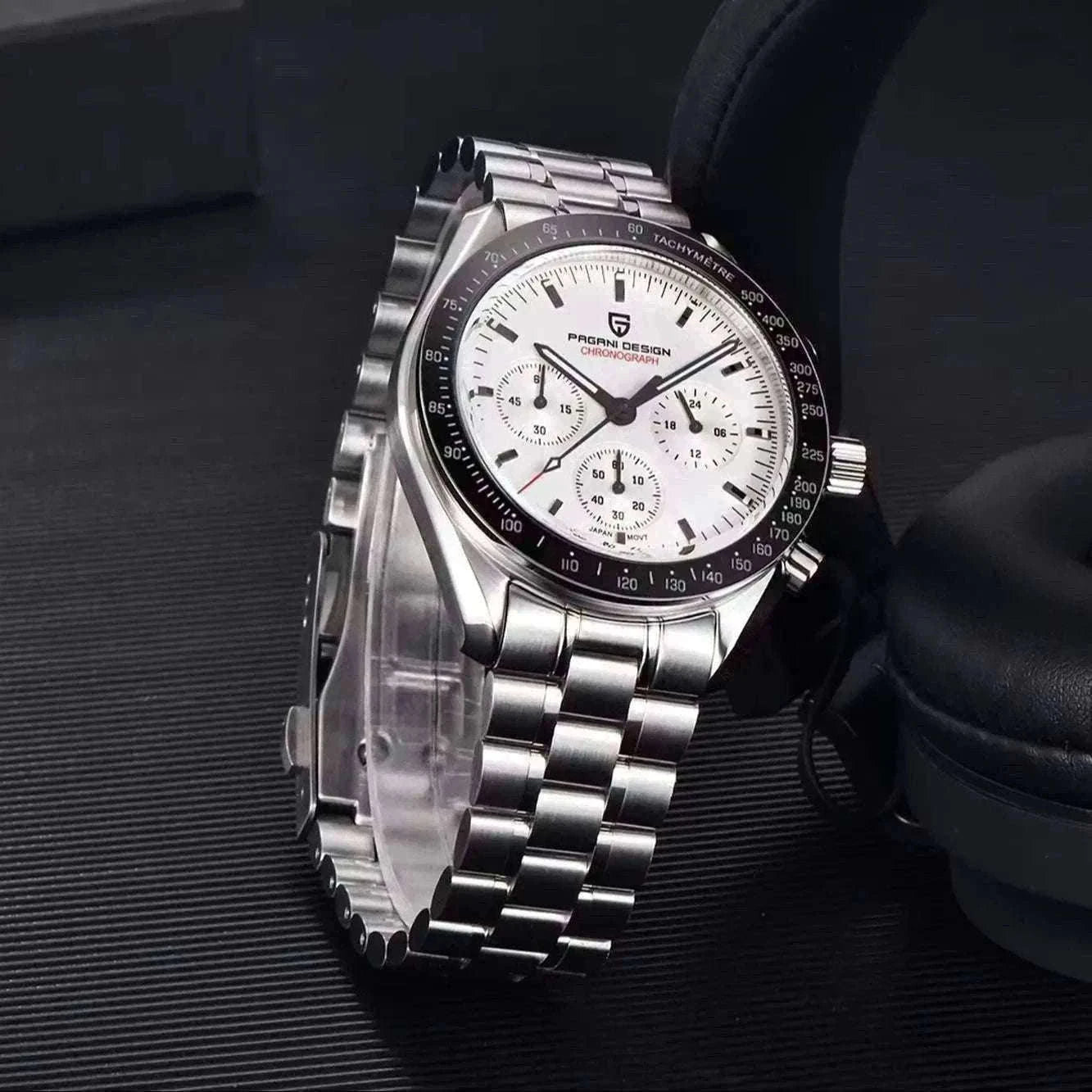Pagani Design PD-1701 Chronograph Watch Sapphire 100M Waterproof-Gold / GERMANY