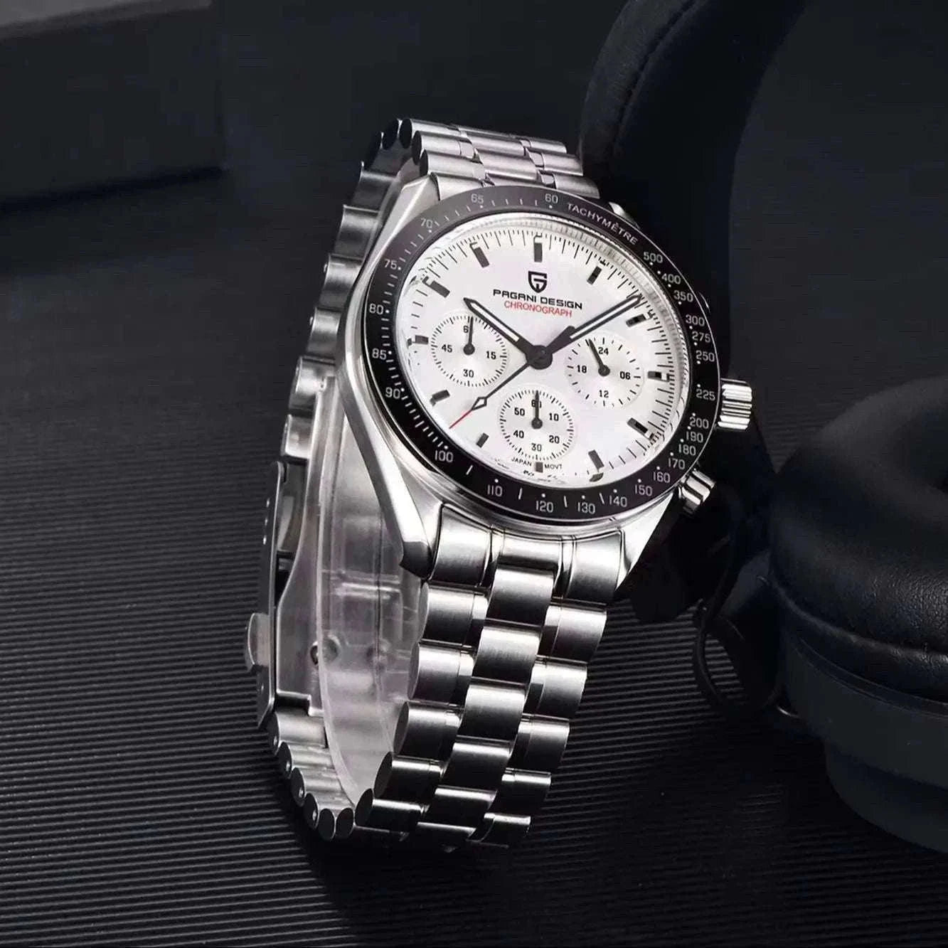 Pagani Design PD-1701 Chronograph Watch Sapphire 100M Waterproof-Gold / GERMANY