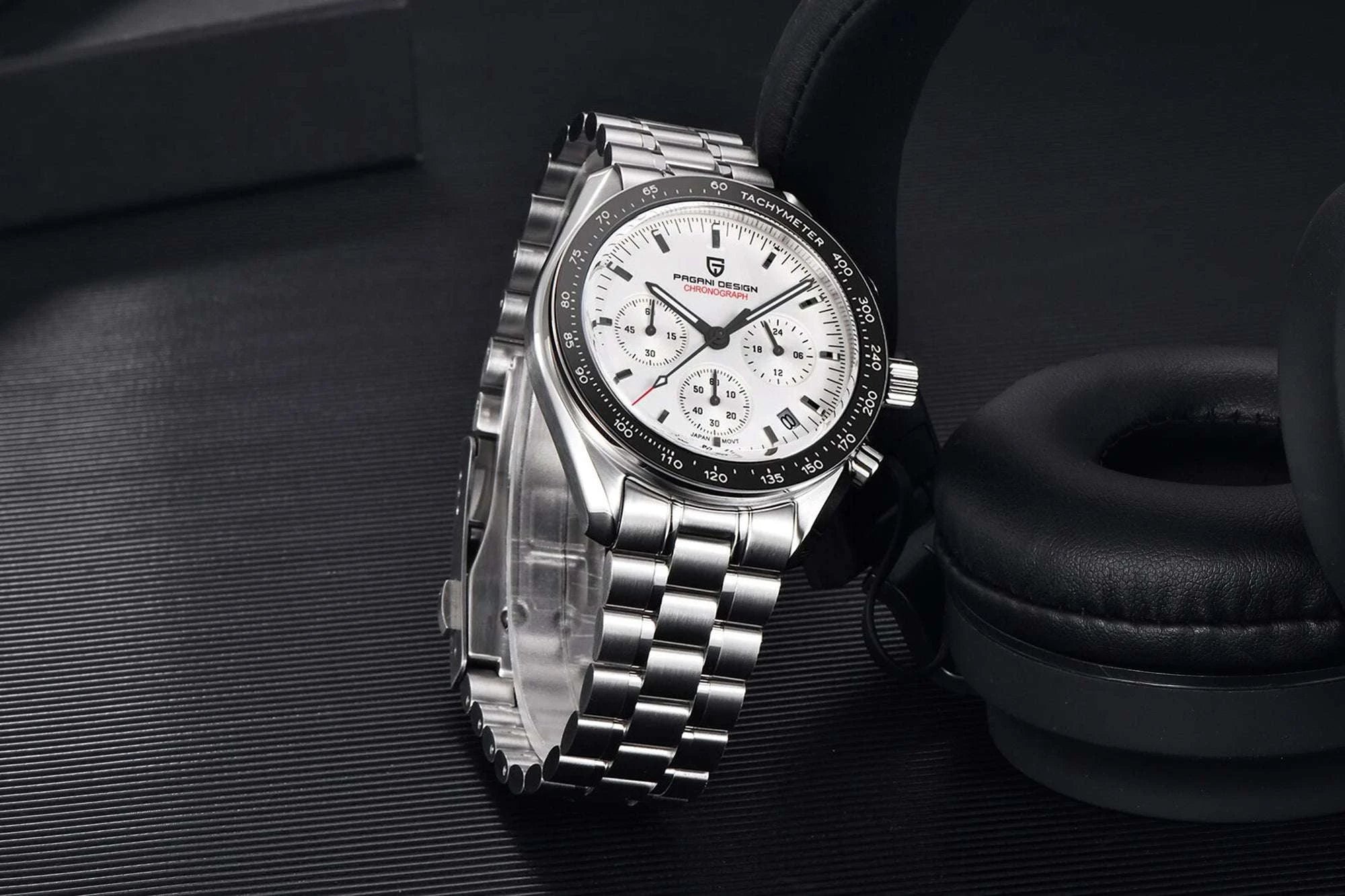 Pagani Design PD-1701 Chronograph Watch Sapphire 100M Waterproof-Gold / GERMANY