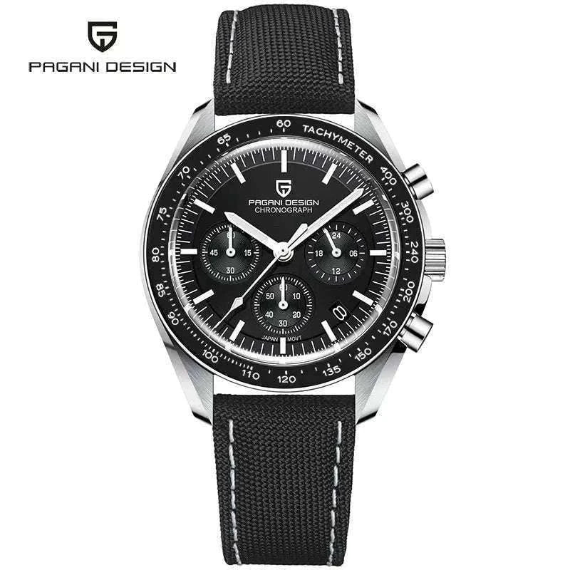 Pagani Design PD-1701 Chronograph Watch Sapphire 100M Waterproof-Gold / GERMANY