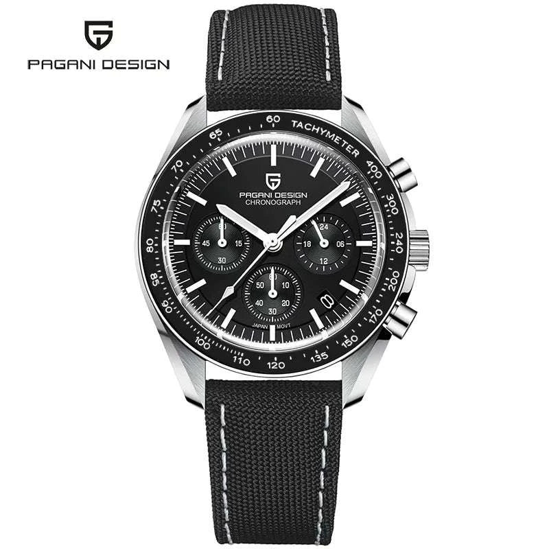 Pagani Design PD-1701 Chronograph Watch Sapphire 100M Waterproof-Gold / GERMANY