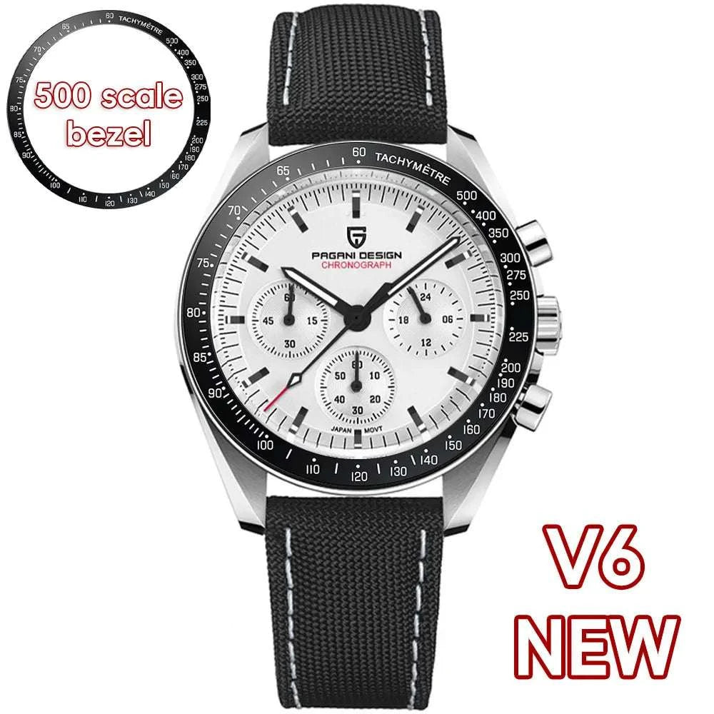Pagani Design PD-1701 Chronograph Watch Sapphire 100M Waterproof-Gold / GERMANY