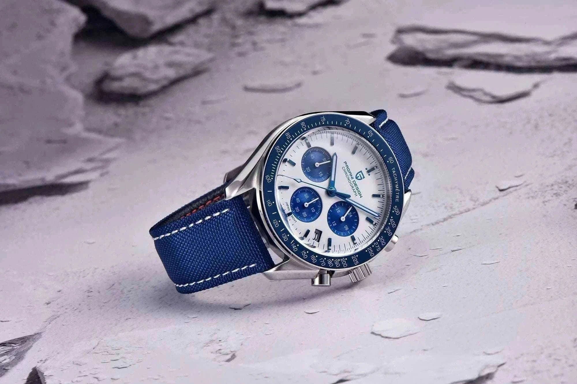 Pagani Design PD-1701 Chronograph Watch Sapphire 100M Waterproof-Gold / GERMANY