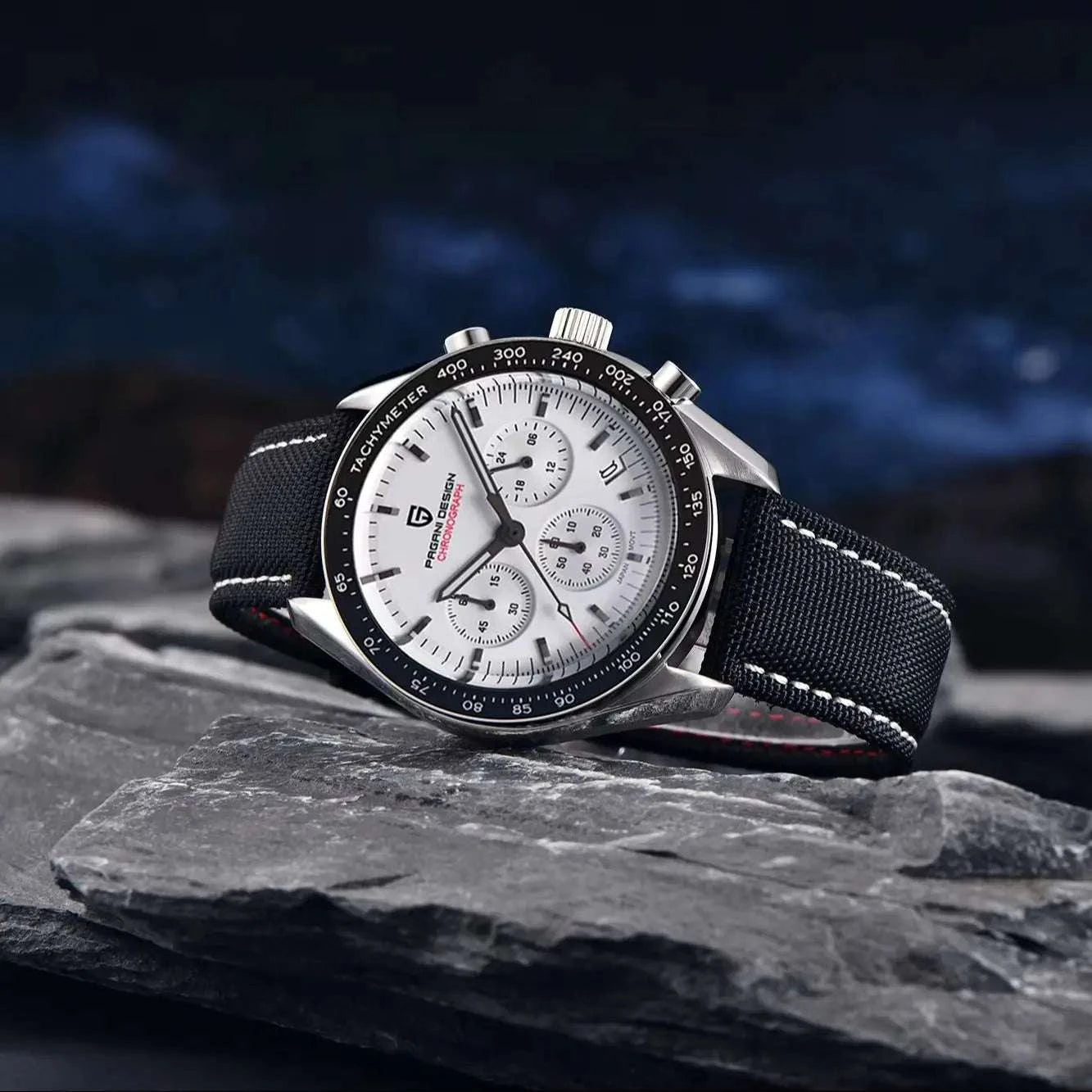Pagani Design PD-1701 Chronograph Watch Sapphire 100M Waterproof-Gold / GERMANY