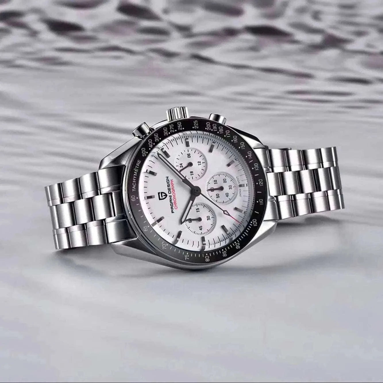 Pagani Design PD-1701 Chronograph Watch Sapphire 100M Waterproof-Gold / GERMANY