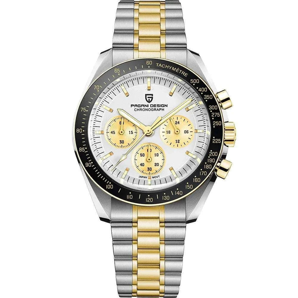 Pagani Design PD1701 Moonwatch Chronograph Sapphire Steel Watch-Blue N / United States