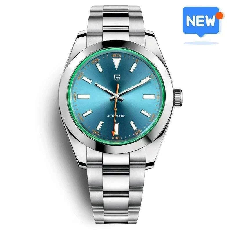 Pagani Design Z-Blue Automatic Watch with Sapphire Glass-Black Green / MIYOTA 8215 / United States
