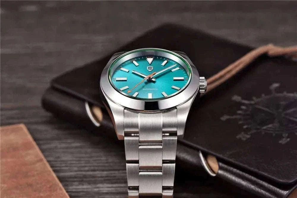 Pagani Design Z-Blue Automatic Watch with Sapphire Glass-Black Green / MIYOTA 8215 / United States