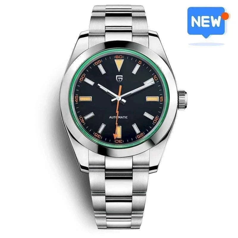 Pagani Design Z-Blue Automatic Watch with Sapphire Glass-Black Green / MIYOTA 8215 / United States