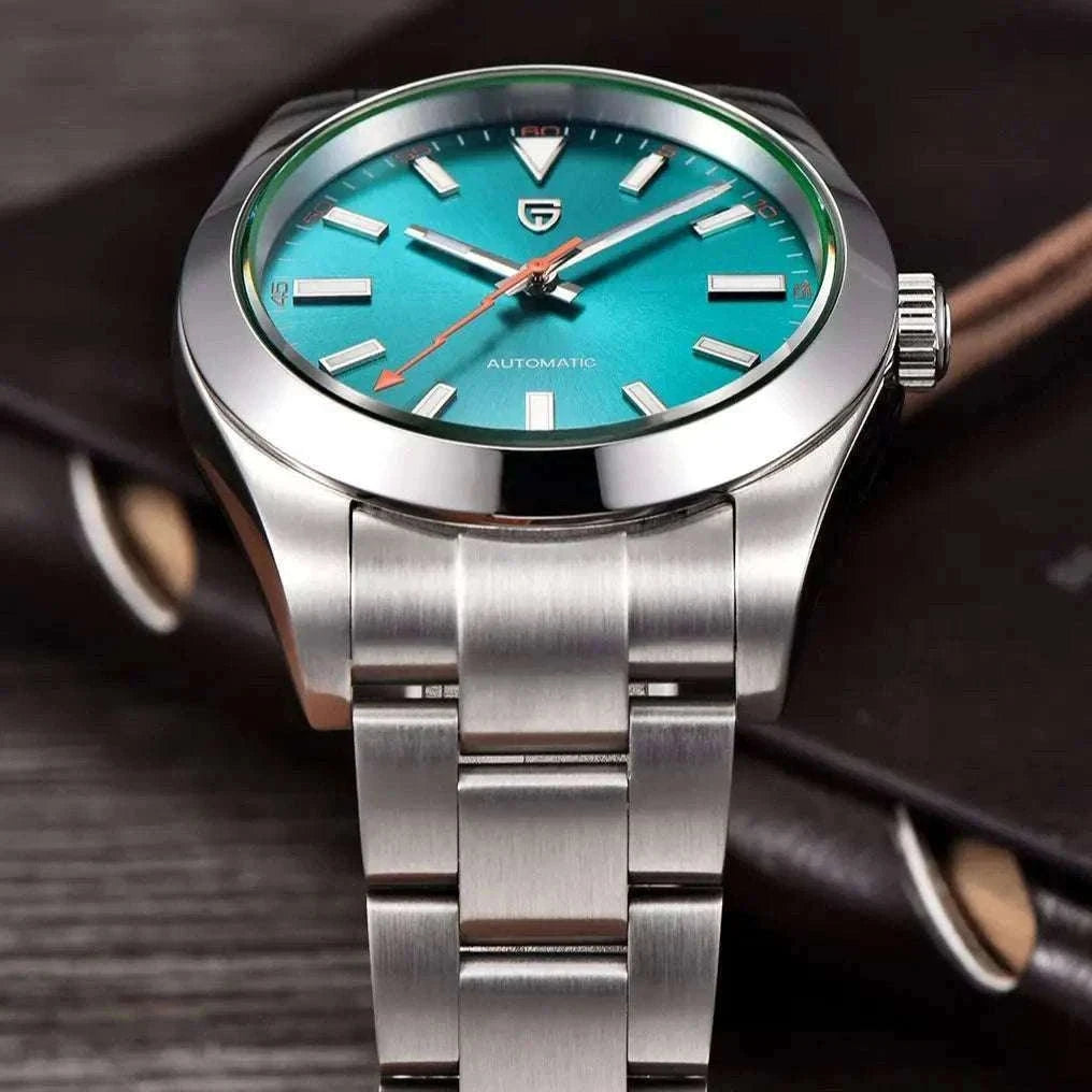 Pagani Design Z-Blue Automatic Watch with Sapphire Glass-Black Green / MIYOTA 8215 / United States