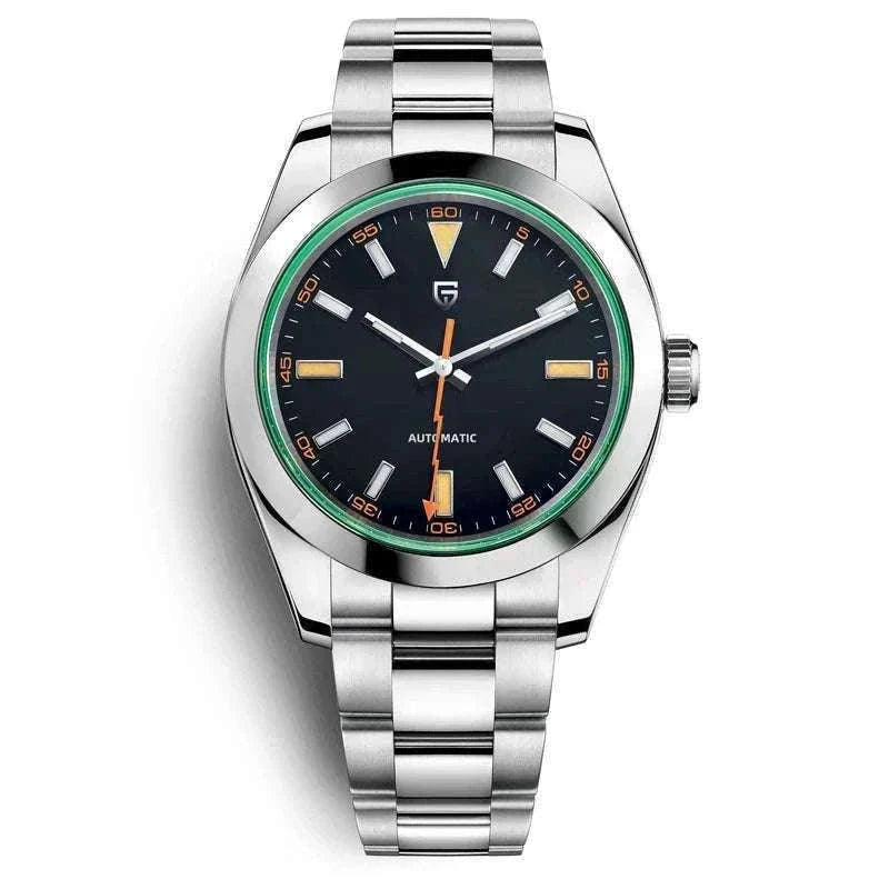 Pagani Design Z-Blue Automatic Watch with Sapphire Glass-Black Green / MIYOTA 8215 / United States