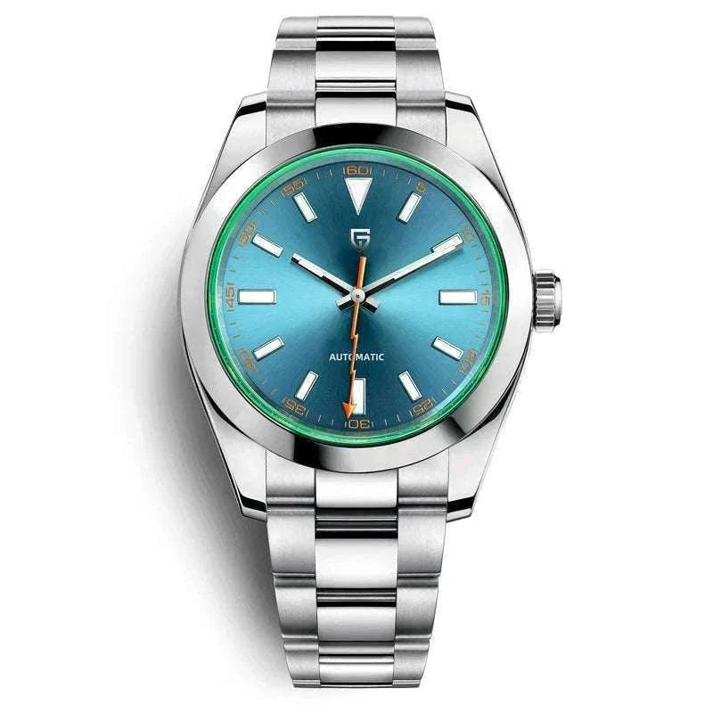 Pagani Design Z-Blue Automatic Watch with Sapphire Glass-Black Green / MIYOTA 8215 / United States