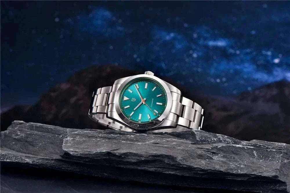 Pagani Design Z-Blue Automatic Watch with Sapphire Glass-Black Green / MIYOTA 8215 / United States