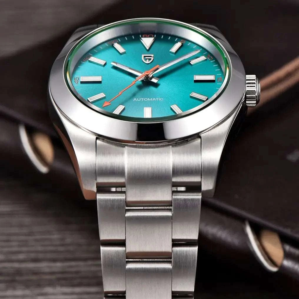 Pagani Design Z-Blue Automatic Watch with Sapphire Glass-Black Green / MIYOTA 8215 / United States
