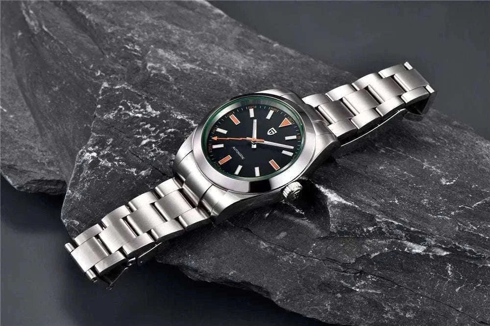 Pagani Design Z-Blue Automatic Watch with Sapphire Glass-Black Green / MIYOTA 8215 / United States