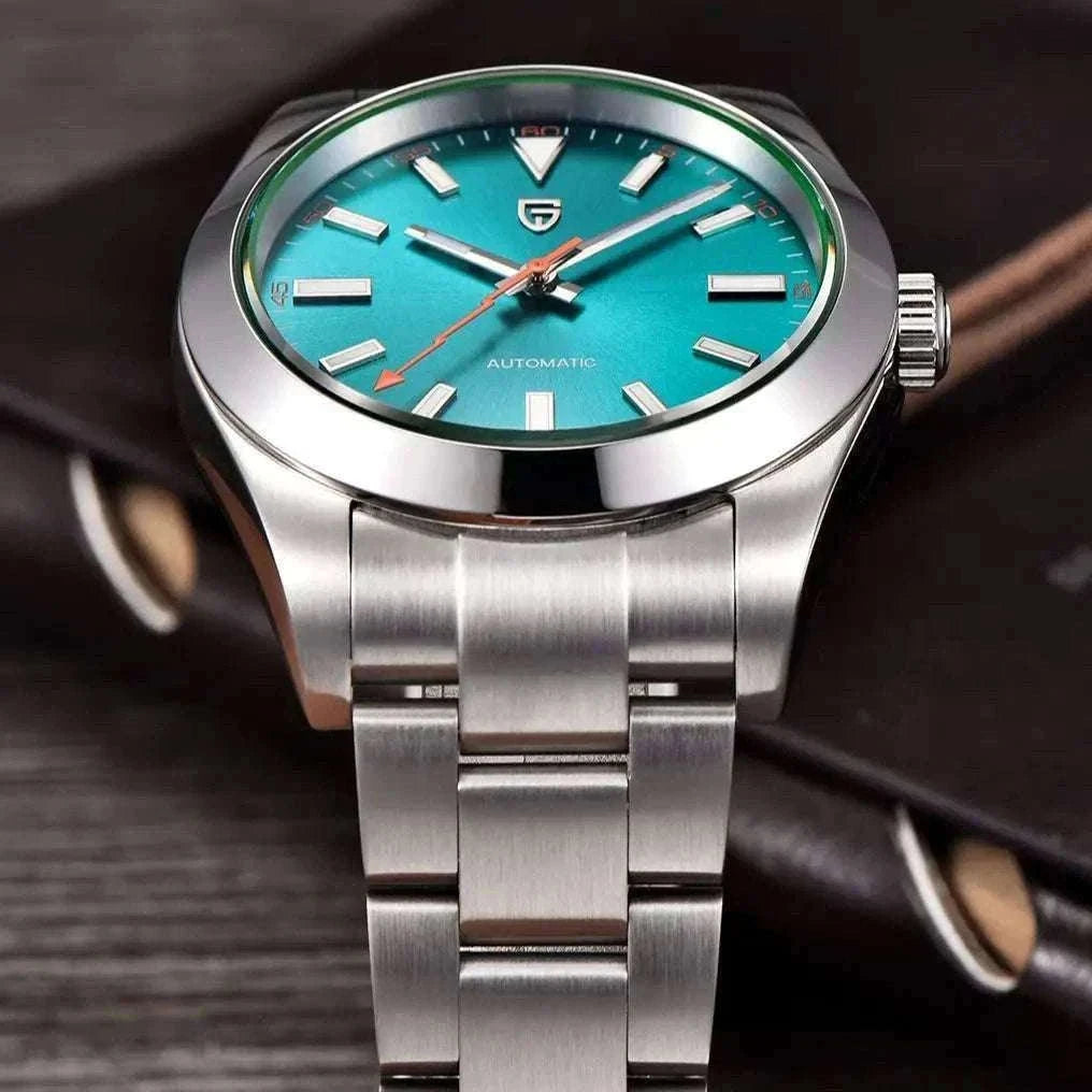 Pagani Design Z-Blue Automatic Watch with Sapphire Glass-Black Green / MIYOTA 8215 / United States