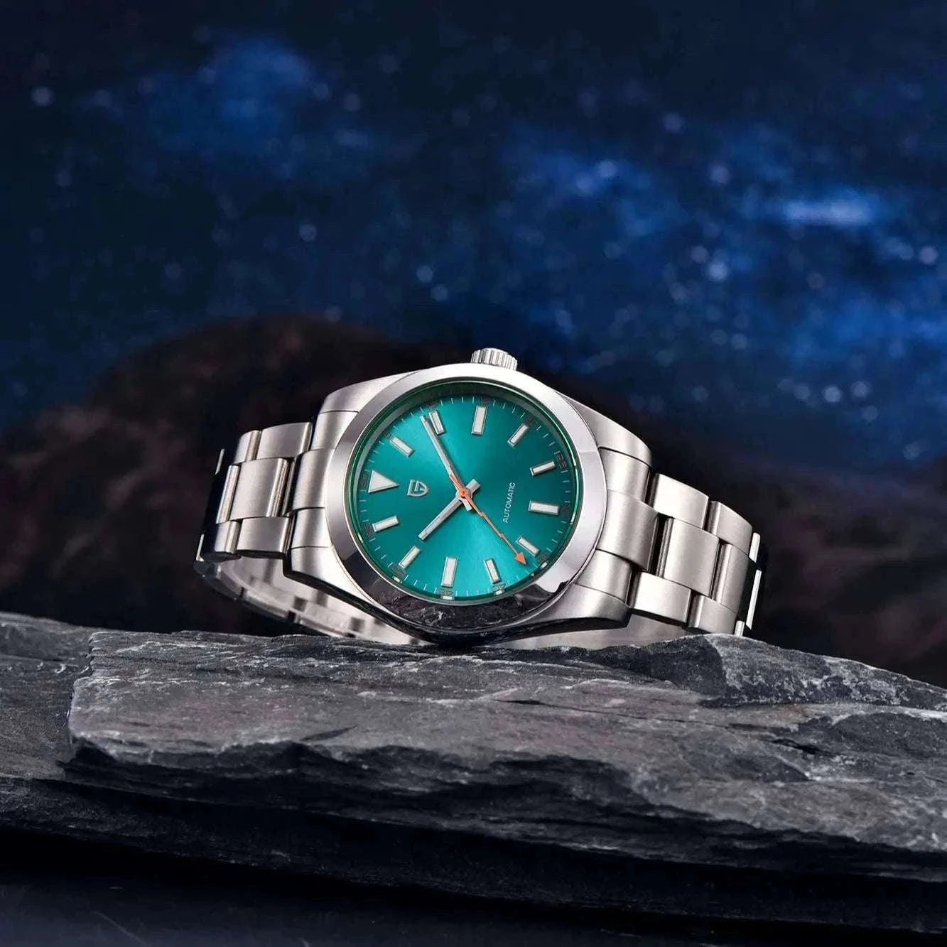 Pagani Design Z-Blue Automatic Watch with Sapphire Glass-Black Green / MIYOTA 8215 / United States