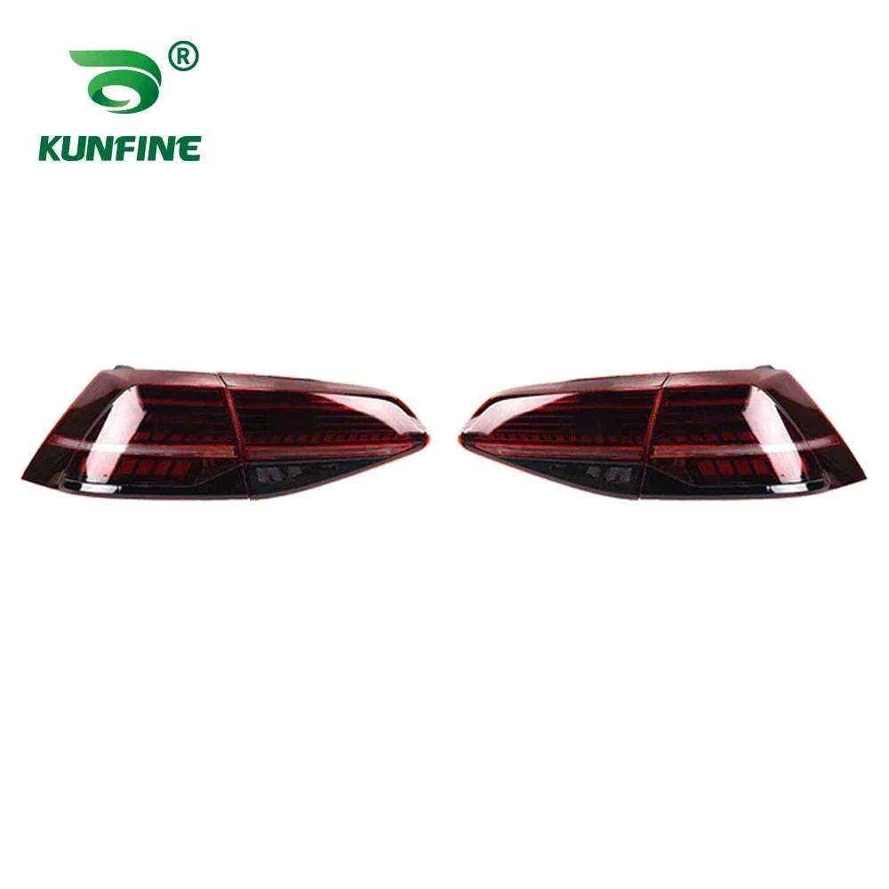 Pair of LED Tail Light Assembly for VW Golf 7 / 7.5-Smoked 2PCs / france