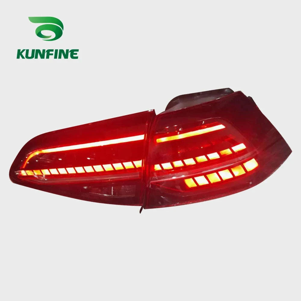 Pair of LED Tail Light Assembly for VW Golf 7 / 7.5-Smoked 2PCs / france