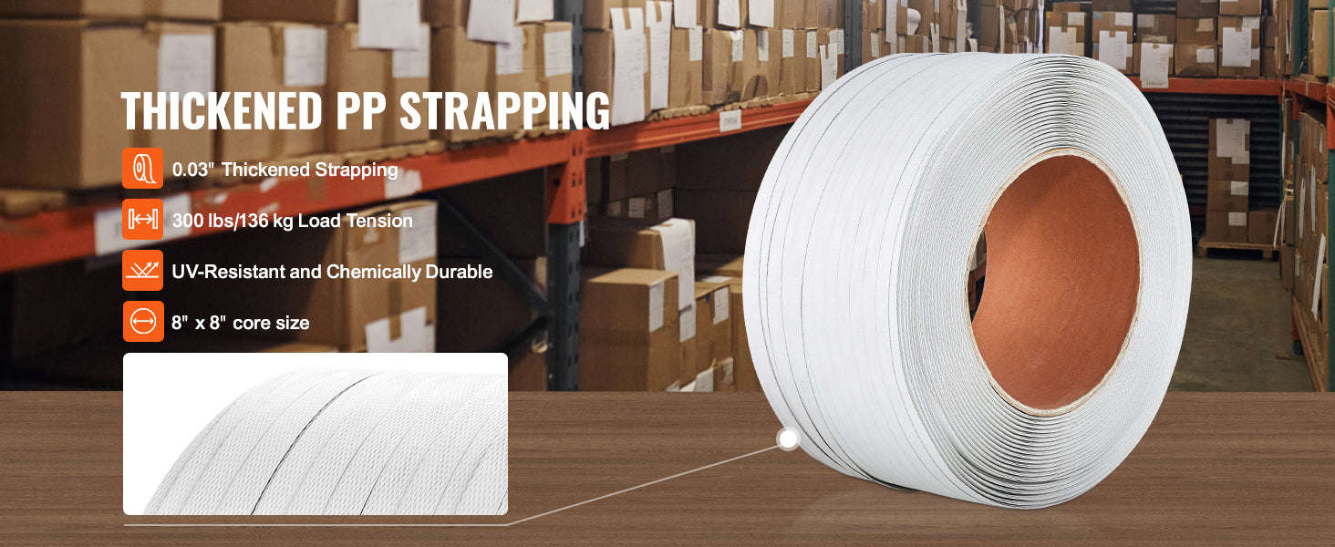 Pallet Packaging Strapping Banding Kit with Tensioner & Sealer-100M / Poland