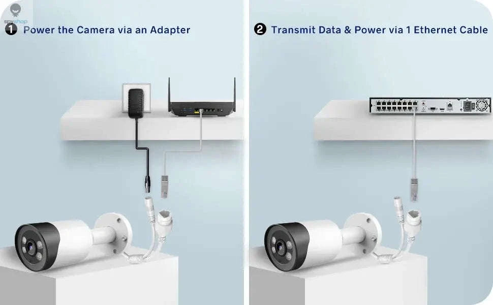 Panoeagle ColorVu POE Bullet Camera – 8MP/5MP Full‑Color Night Surveillance-8MP 10PCS / 2.8mm / CHINA