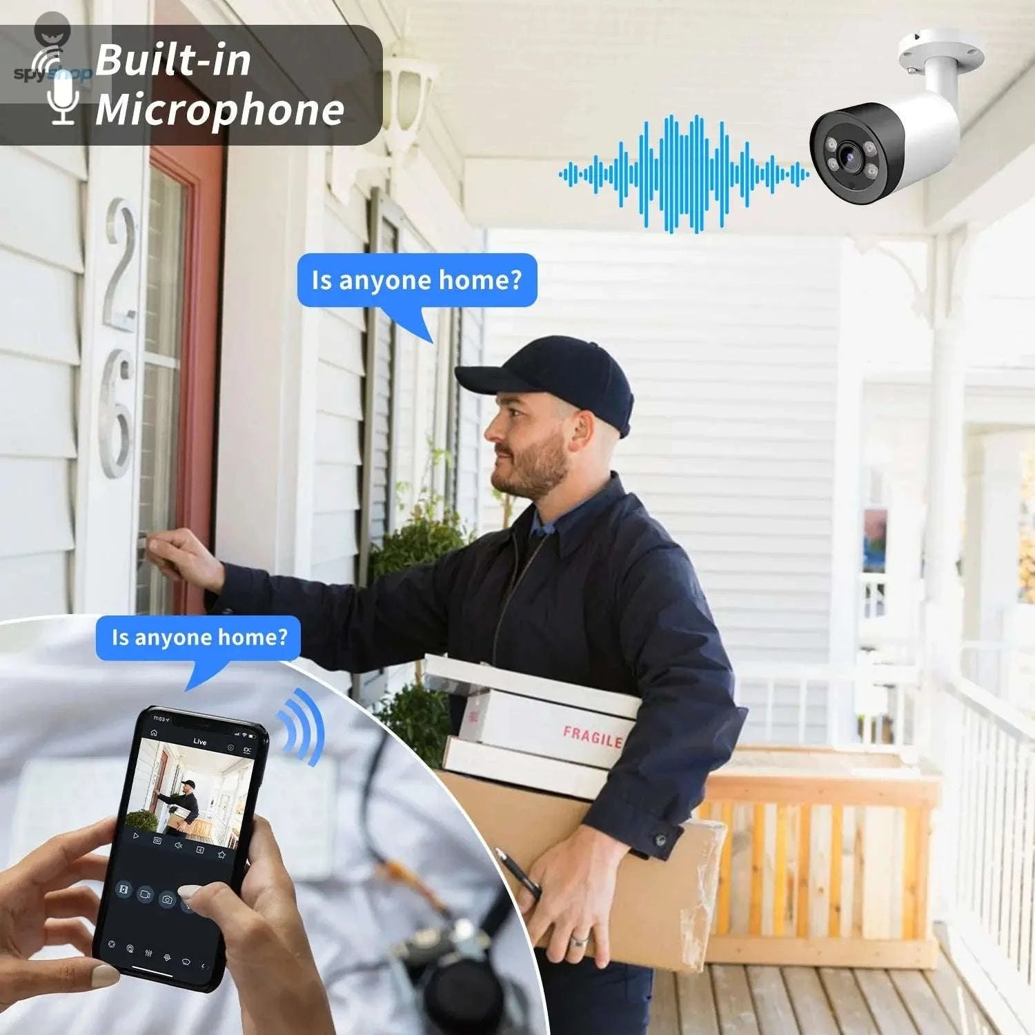 Panoeagle ColorVu POE Bullet Camera – 8MP/5MP Full‑Color Night Surveillance-8MP 10PCS / 2.8mm / CHINA