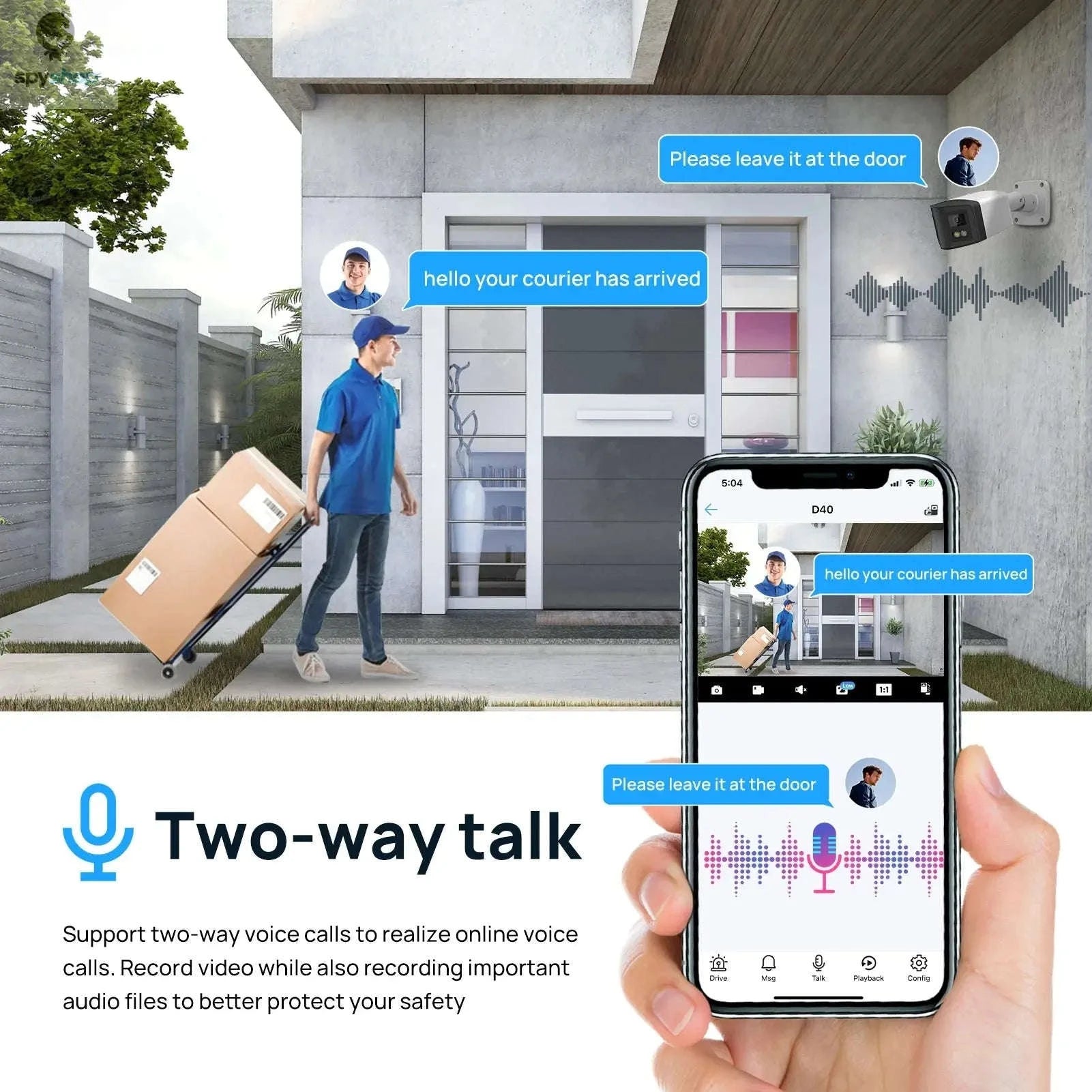 Panoramic IP Camera – 4MP Dual-Lens 180° Security Monitoring-4MP / 2.8mm / United States