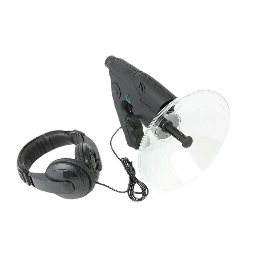 Parabolic Microphone with 8x Monocular for Long Distance Bird Listening-As shown