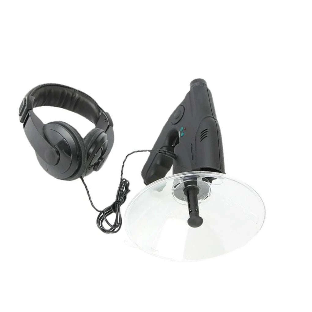 Parabolic Microphone with 8x Monocular for Long Distance Bird Listening-As shown