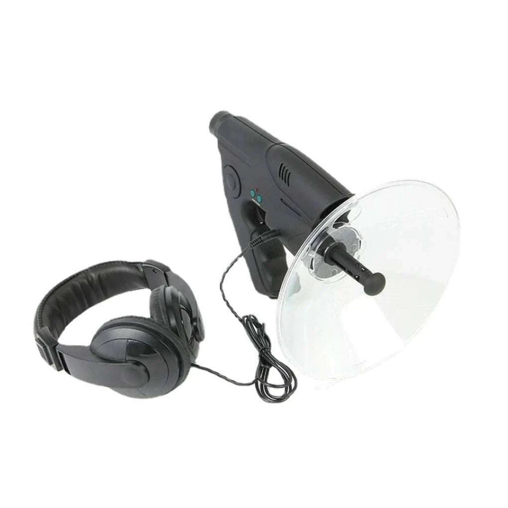 Parabolic Microphone with 8x Monocular for Long Distance Bird Listening-As shown