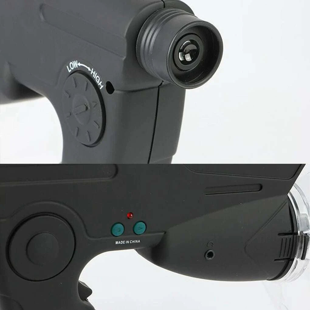 Parabolic Microphone with 8x Monocular for Long Distance Bird Listening-As shown