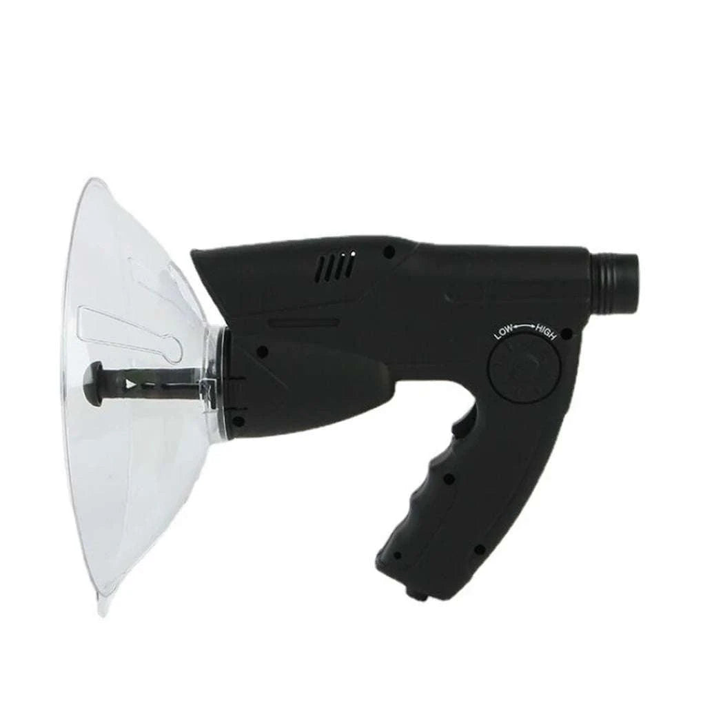 Parabolic Microphone with 8x Monocular for Long Distance Bird Listening-As shown