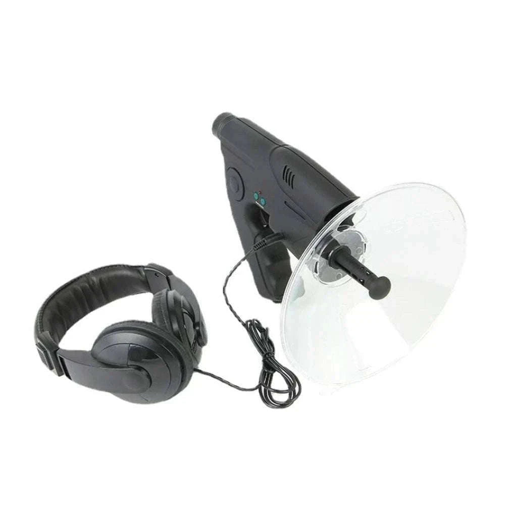 Parabolic Microphone with 8x Monocular for Long Distance Bird Listening-As shown