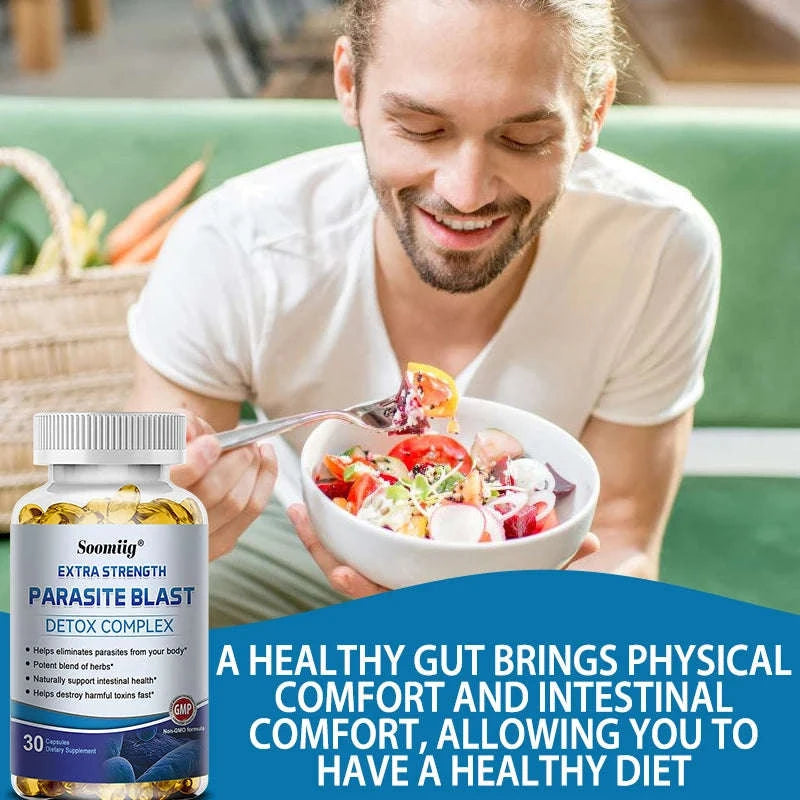 Parasite Blast Cleanse Gut Health Detox Supplement-United States / 120 count