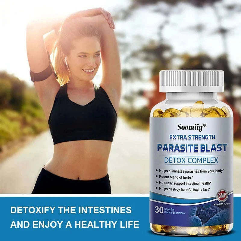Parasite Blast Cleanse Gut Health Detox Supplement-United States / 120 count