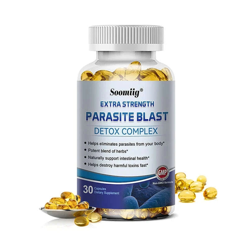 Parasite Blast Cleanse Gut Health Detox Supplement-United States / 120 count