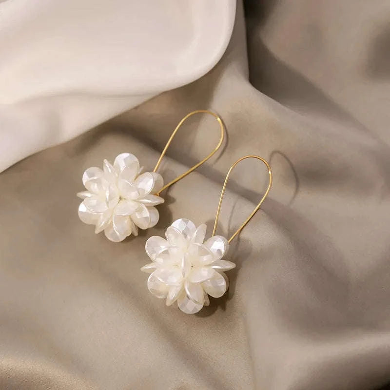 Pearl Petal Ball Earrings – Elegant DIY Pearl Drops-801261-Pink