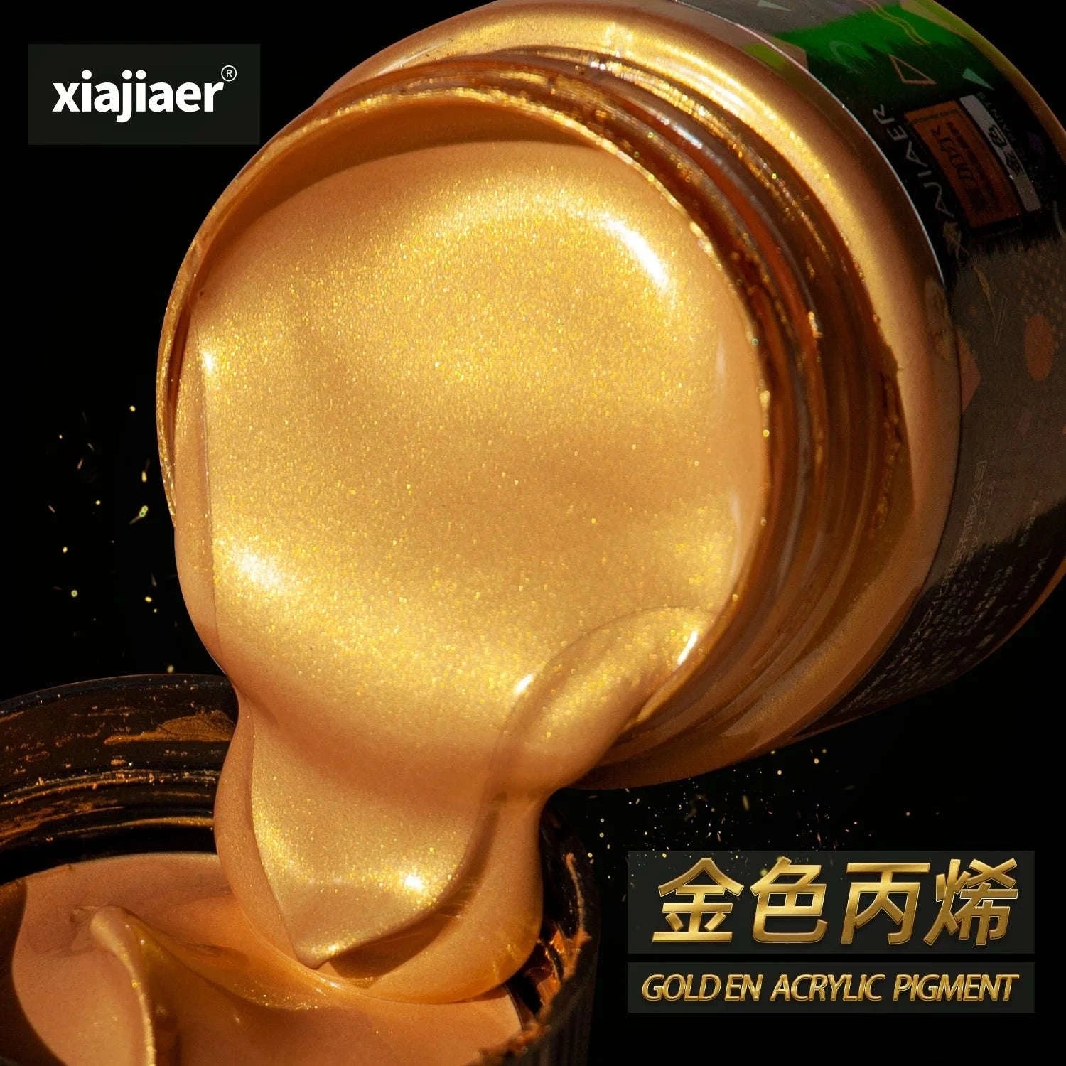 Pearlescent Metallic Acrylic Pigment Set-Plastic paste / single color / CHINA