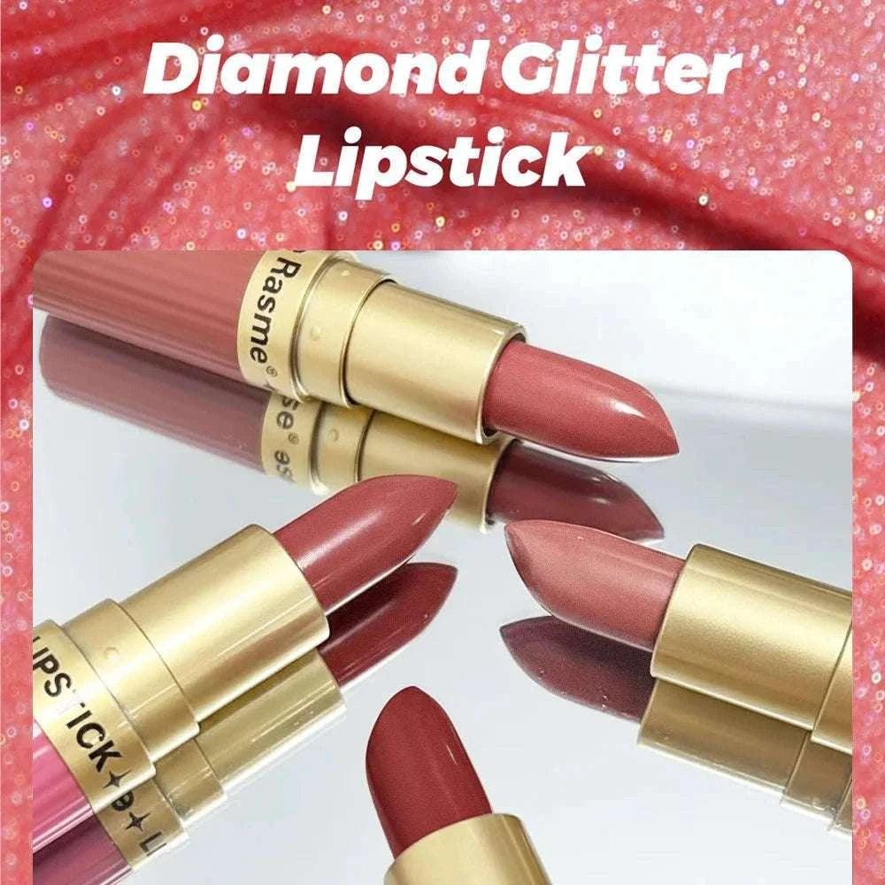 Pearlescent Pink Glitter Velvet Lipstick-