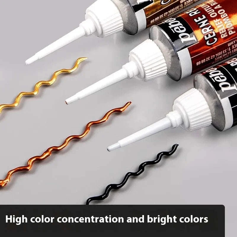 Pebeo Waterproof Acrylic Paint Tube 20ml-20ml Glitter / CHINA
