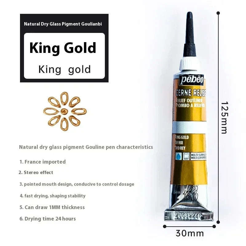Pebeo Waterproof Acrylic Paint Tube 20ml-20ml Glitter / CHINA
