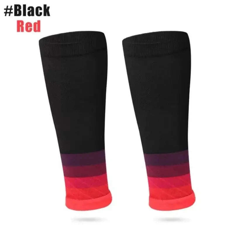Performance Athletic Compression Calf Sleeves for Training-YS001-355-BU / One Size